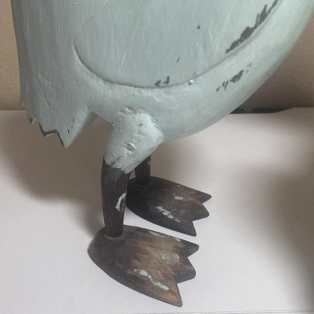 Folk Art Country Figurine Chicken Hen Home Decor 16